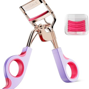 WHALRACE Eyelash Curler with 6 Placement Pads