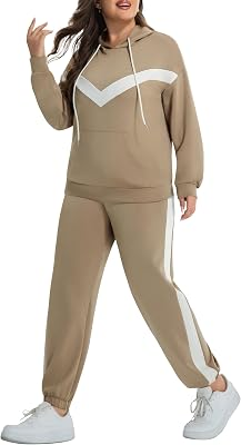 AUCICCOO Womens Plus Size 2 Piece Outfits