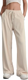 V.A.TOR 189 UNCO&BOROR Women’s High Waisted Wide Leg Sweatpants Loose Fit Lounge Pajama Pants with Drawstring