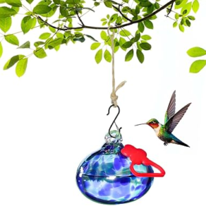 POZFUN Hanging Hummingbird Feeders