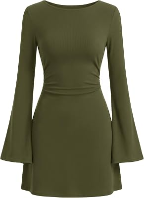 BTFBM Long Sleeve Mini Dresses