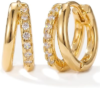 MUMREUES Gold Hoop Earrings