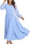 YESNO Long Sleeve Wedding Guest Dresses