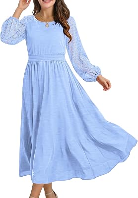 YESNO Long Sleeve Wedding Guest Dresses