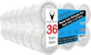 Clear Packing Tape 36 Rolls, Packing Tape Refills for Shipping Packaging Moving Sealing,1.88 Inch x 60 yd Per Roll,Total 2160 Yards (36 Rolls)