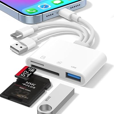 SKYOYO Sd Card Reader for iPhone Ipad Mac
