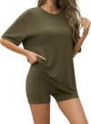 FLEVITA Womens Shorts Set