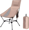 OILPUS High Back Camping Chair with Pillow