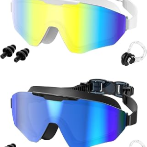 LEWAYHARO Swim Goggles 2 Pack