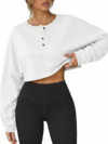 FISOEW Womens Cropped Sweatshirts