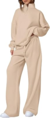 PRETTYGARDEN Womens Quarter Zip Sweatshirts