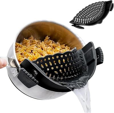 LIBOYIXI Clip On Strainer Silicone