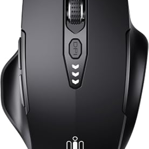 Uineer Bluetooth Mouse, Tri-Mode Wireless, Rechargeable, 3-Device Switch