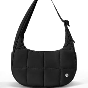 WESTBRONCO Small Puffer Crescent Shoulder Bag