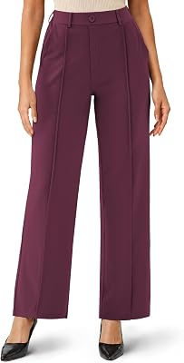 DLOODA Wide Leg Work Pants