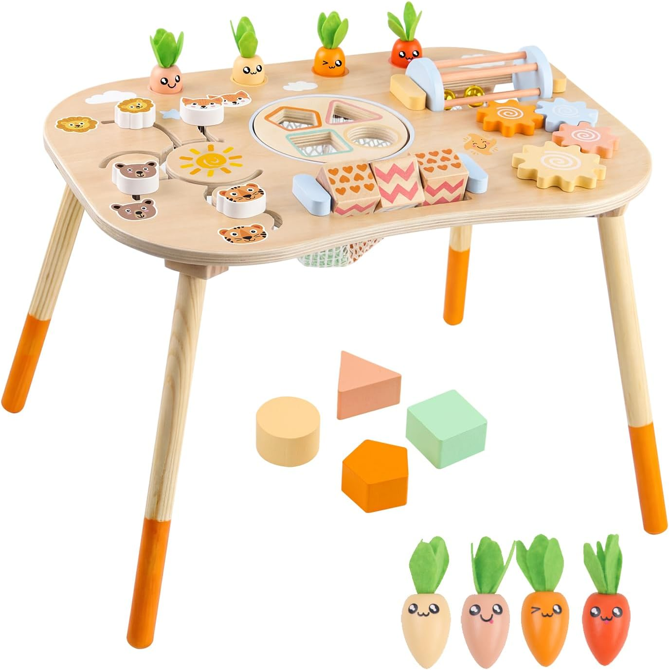 Wooden Activity Table for 1 Year Old Toddlers Sensory Table Activity Center