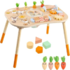 Wooden Activity Table for 1 Year Old Toddlers Sensory Table Activity Center