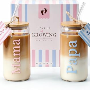 CELEBLOOM Mom and Dad Glass Cup Kit