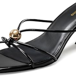 GIGIMEMO Womens Kitten Heels Sandals