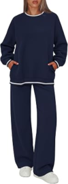 SAMPEEL Womens Sweat Set