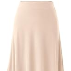 BTFBM Ribbed 2 Piece Skirt Sets For Women Summer Outfits,Beige,S