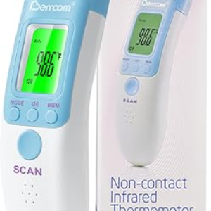 Berrcom Infrared Forehead Thermometer for Adults and Kids | Non-contact digital thermometer with fever alert, LCD, touchless for home, fast & accurate