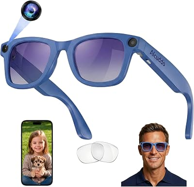 AICUDDO Ai Smart Glasses with Hd Video Camera