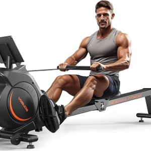 YOSUDA Magnetic Rowing Machine for Home, Quiet & Smooth Full Body Workout Rower, App Connected Cardio Equipment, Apartment-Friendly Indoor Fitness Machine