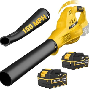 PULITUO Leaf Blower Cordless with 2 Batteries