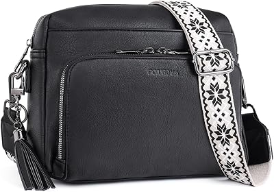 POIUGOYA Leather Crossbody Bags for Women