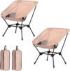 OILPUS 2 Pack Low Back Camping Chair