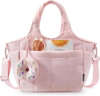 LOVEVOOK Cute Lunch Bag for Women, Insulated Lunch Box for Work | Insulated lunch box for women, shoulder strap, large bottle holder, ideal for work, picnics, and daily meals