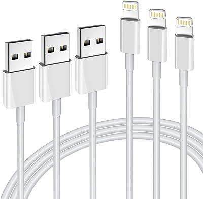 HI-MOBILER 3Pack iPhone Charger Cable