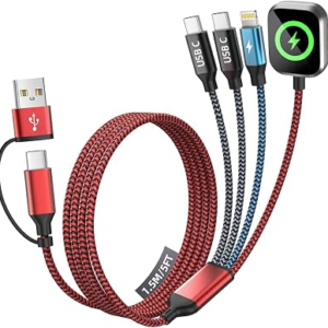 FIRSTING 4 in 2 Multi Charging Cable