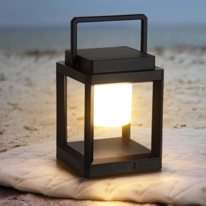 RIDALUX Solar Lantern Outdoor Table Lamp