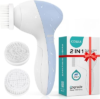 COSLUS 2-In-1 Facial Cleansing Brush Face Scrubber