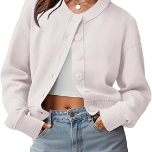 UNCLECAT Cropped Cardigan Sweaters
