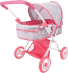 Bebamour Baby Doll Stroller Set 2 in 1 Babydoll Stroller with Removable Bassinet Doll Carriage
