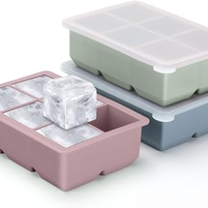 EXCNORM Silicone Ice Cube Trays 3 Pack