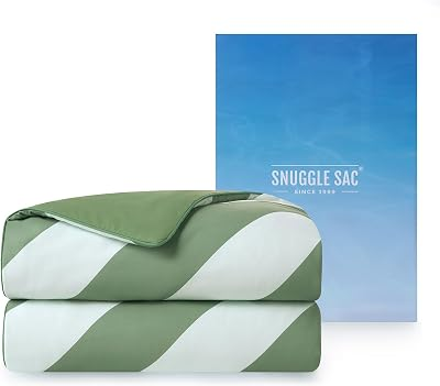 SNUGGLE SAC Stripe Cooling Comforter Set