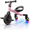 Ridego 3-in-1 Toddler Tricycle for 2-5 Years, Drift Trike with 360° Spin, Light Up Wheels, Adjustable Seat, Toddler Bike for Boys Girls