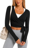 DLOODA Pilates Wrap Top