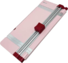 12″ Portable Paper Cutter with Safety Guard for Precise Trimming of A4 Paper, cardstock & Photos. Ideal for Scrapbooking & Invitations. (Pink)