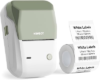 NIIMBOT B1 Label Maker Machine with Tape for Home and School, Green White | 2 Inch Portable Label Printer Bluetooth Thermal Sticker Printer for Small Business Labeling, Compatible with Phones & PC