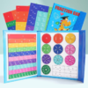 Magnetic Fraction Educational Puzzle, Magnetic Fraction Demonstration Book with Fraction Tiles & Circles, Fraction Manipulatives for Elementary School, Math Learning Skills for Kids