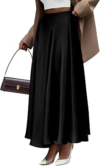 BTFBM Women Satin Maxi Skirts