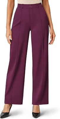 DLOODA Womens Wide Leg Work Pants
