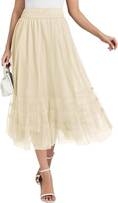 Casly Lamiit Women's Midi A Line Skirt