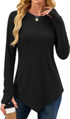 JUSTFASHIONNOW Womens Tunic Tops
