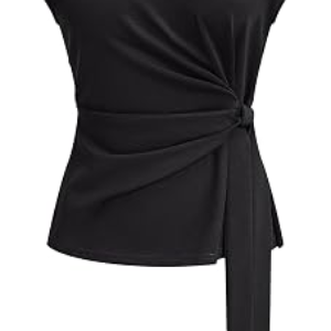BTFBM Women Cap Sleeve Shirts